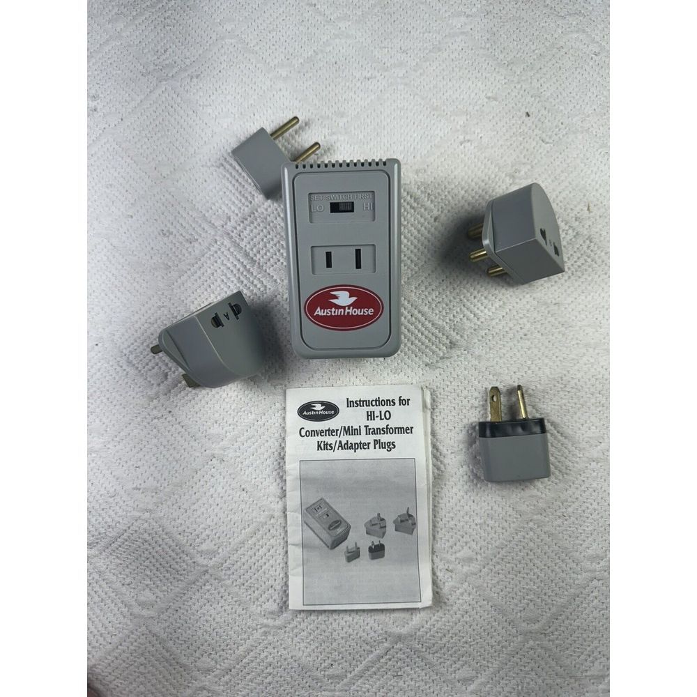 Austin House Auto Hi-Lo 1-50 & 51-1875 Watts Converter Mini Transformer Made USA